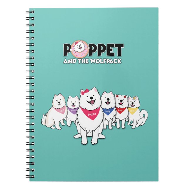 Caderno Espiral Poppet e a gangue (Frente)