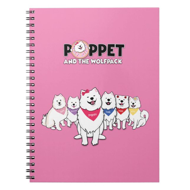 Caderno Espiral Poppet e a gangue (Frente)