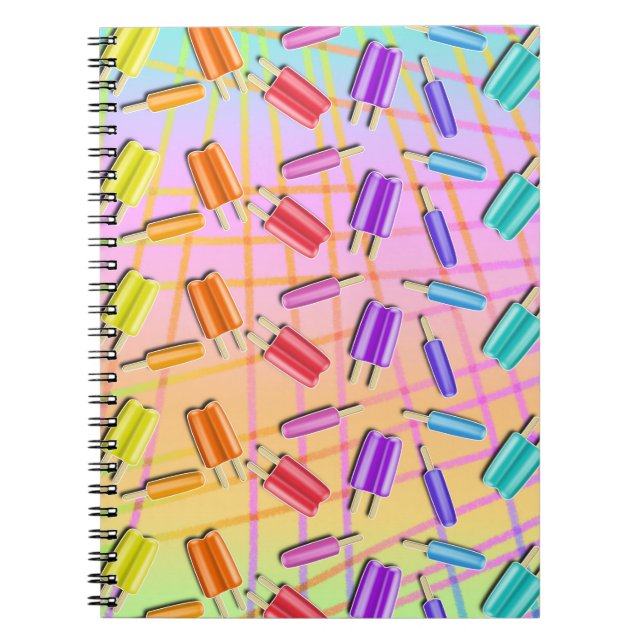 CADERNO ESPIRAL POPSICLES DO POP ART (Frente)