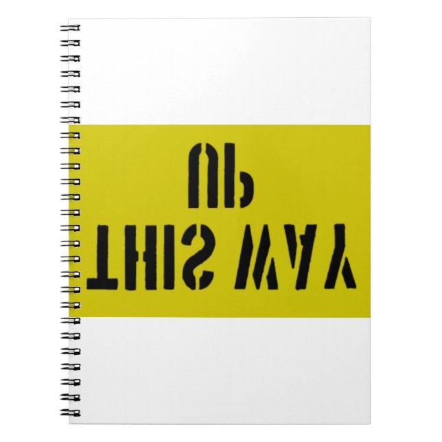 Caderno Espiral Por aqui (Frente)
