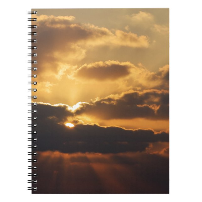 Caderno Espiral Pôr do sol (Frente)