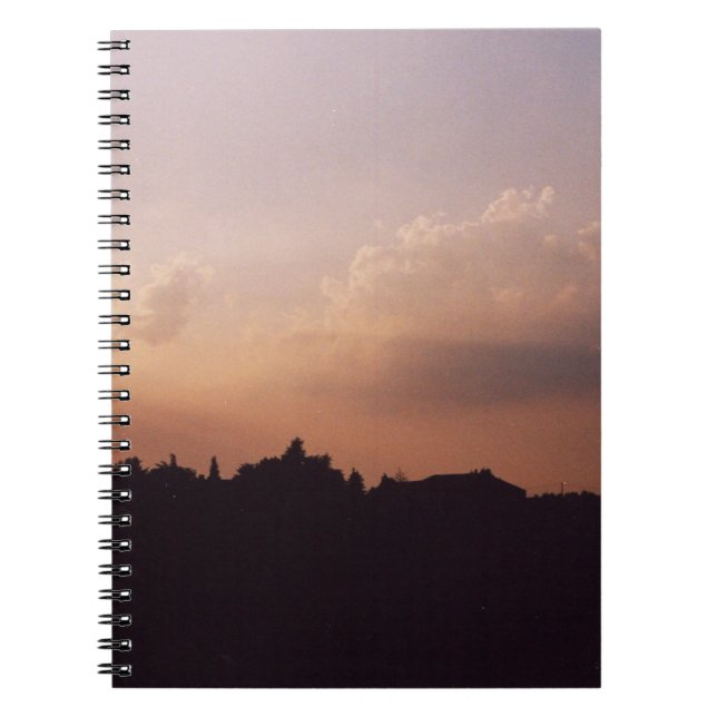 Caderno Espiral Pôr do sol (Frente)