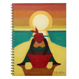 Caderno Espiral Por do sol africano 2009