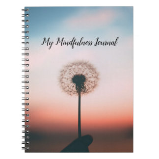 Caderno Espiral Pôr do Sol de Dente-de-Leão