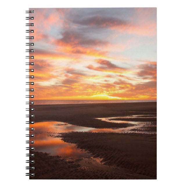 Caderno Espiral Por do sol no mar de Cortez (Frente)
