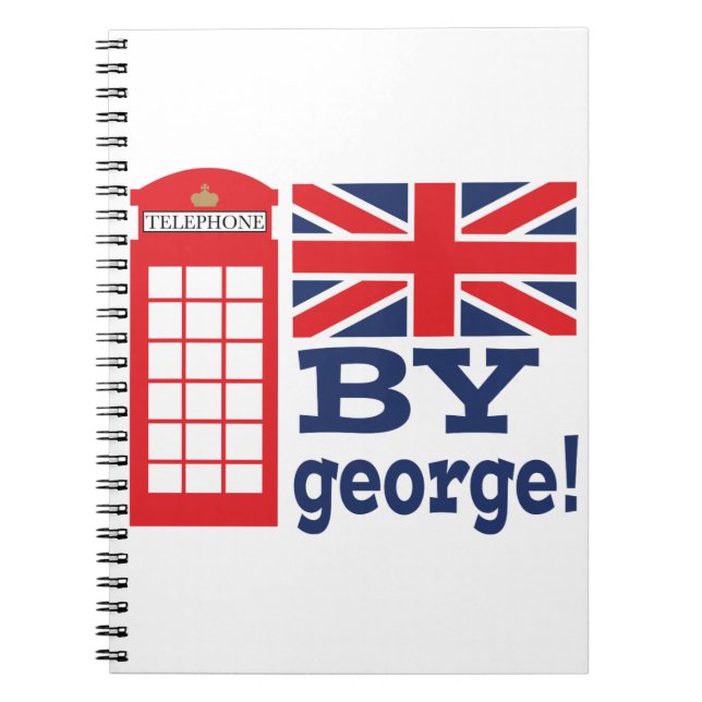 Caderno Espiral Por George (Frente)