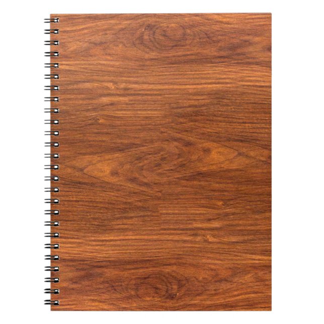 Caderno Espiral pormenores da natureza de fundo do deco de textura (Frente)