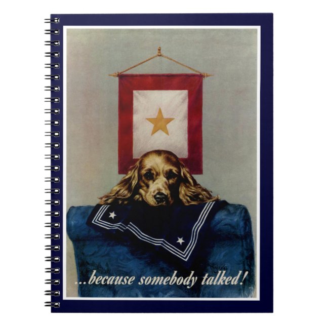 Caderno Espiral Porque Alguém Falou (Frente)