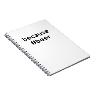Caderno Espiral Porque Beer