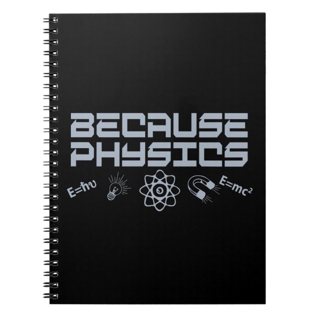 Caderno Espiral Porque Física (Frente)