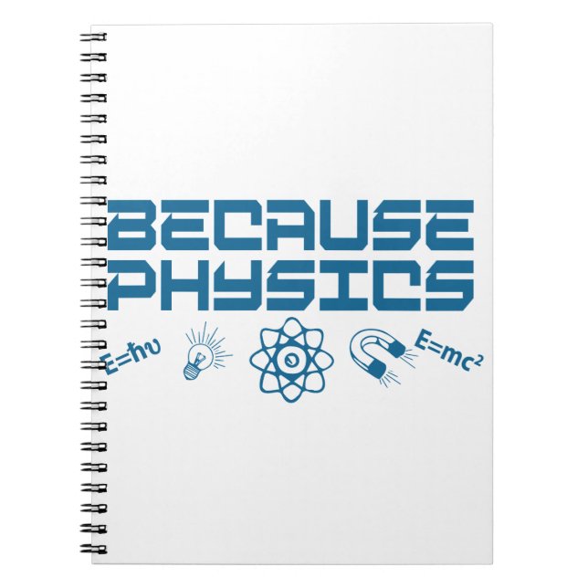 Caderno Espiral Porque Física (Frente)