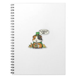 Caderno Espiral Porquinho-da-índia Ladrão de Lanche Dia de São Pat
