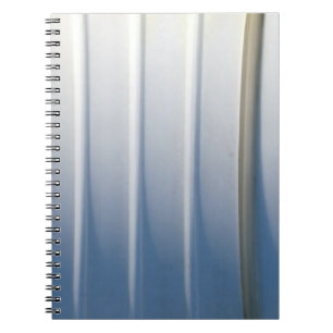 Caderno Espiral Porta de vidro moldada em madeira castanha