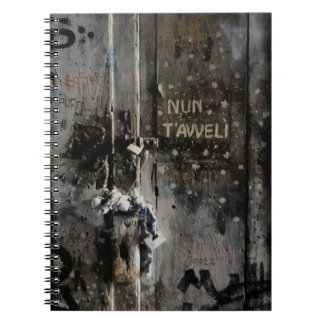 Caderno Espiral Porta proibida em Nápoles Itália