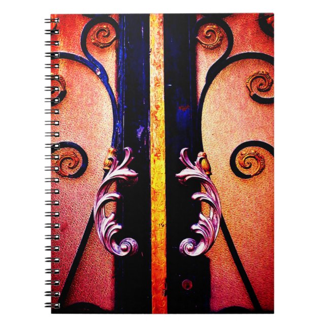 Caderno Espiral Portão Peach (Frente)