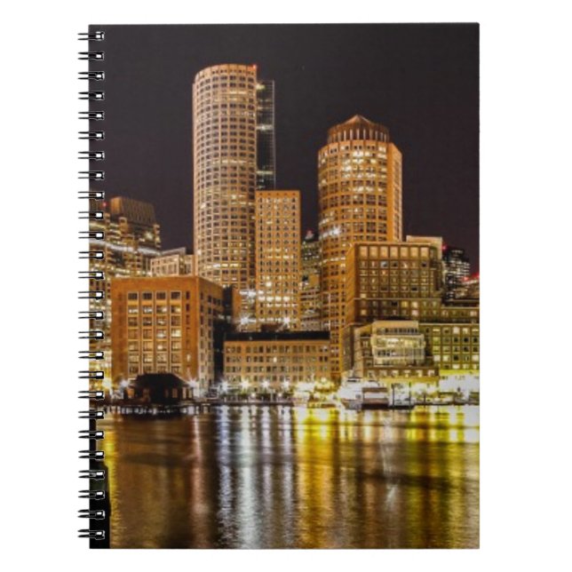 Caderno Espiral Porto de Boston (Frente)