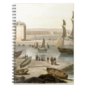 Caderno Espiral Porto de Weymouth, 'de uma viagem em torno do