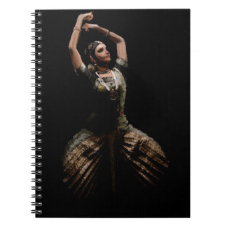 Caderno Espiral pose -158 do bharatanatyam