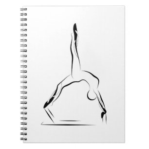 Caderno Espiral Pose de Pilates