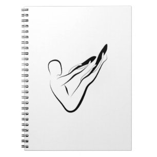 Caderno Espiral Pose de Pilates
