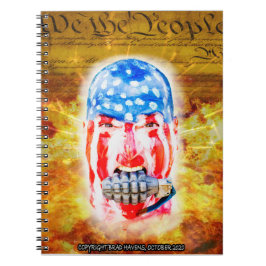 Caderno Espiral Poster de AD de cor de cheio de de de em uma mão