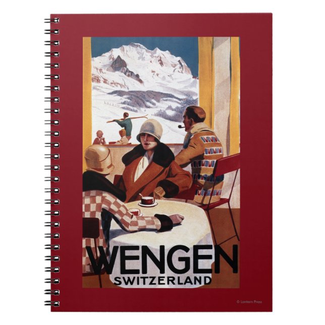 Caderno Espiral Poster do Descida Club (Frente)