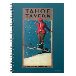 Caderno Espiral Poster do Promo da taberna de Tahoe