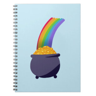 Caderno Espiral Pote De Dourado
