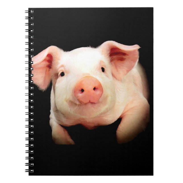 Caderno Espiral Pouco leitão (Frente)