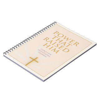 Caderno Espiral Power That Raised Him Christian Easter 2026