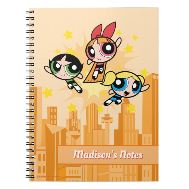 Caderno Espiral Powerpuff Girls Save The Day (Frente)