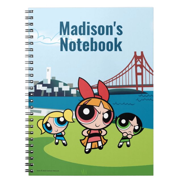 Caderno Espiral Powerpuff Girls Super Fierce (Frente)