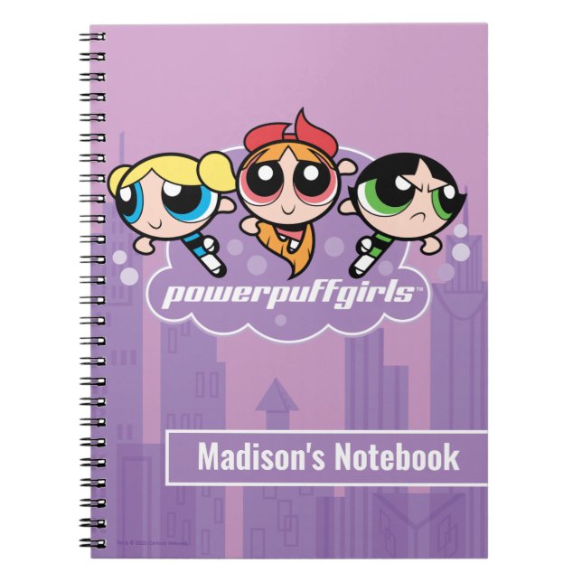 Caderno Espiral Powerpuff Girls Team Logo (Frente)