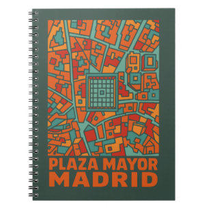 Caderno Espiral Praça Maior de Madrid