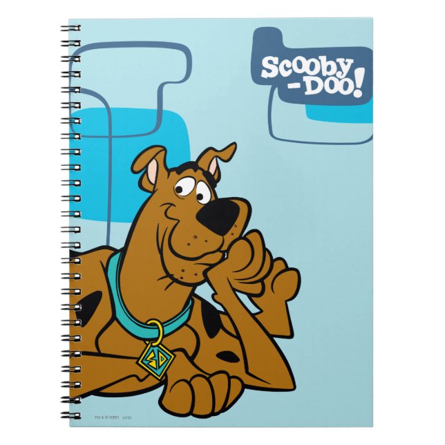 Caderno Espiral Praças Retro Scooby Doo Deitado (Frente)