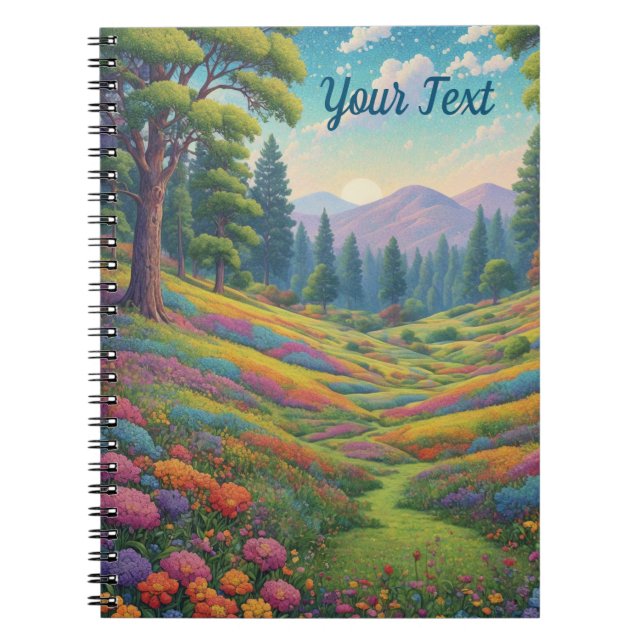 Caderno Espiral Prado Montanhoso (Frente)