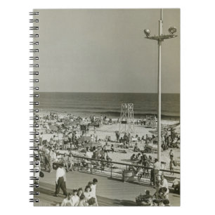 Caderno Espiral Praia aglomerada