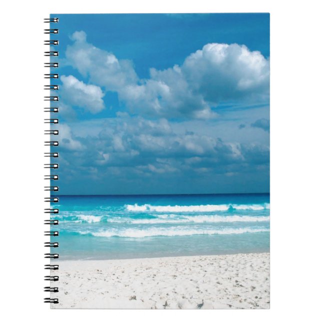 Caderno Espiral Praia Caribbeanbeach (Frente)