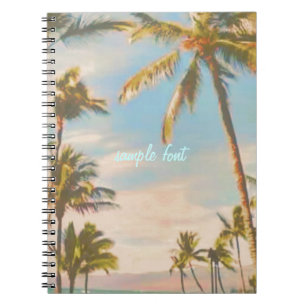 Caderno Espiral Praia do Havaí do PixDezines