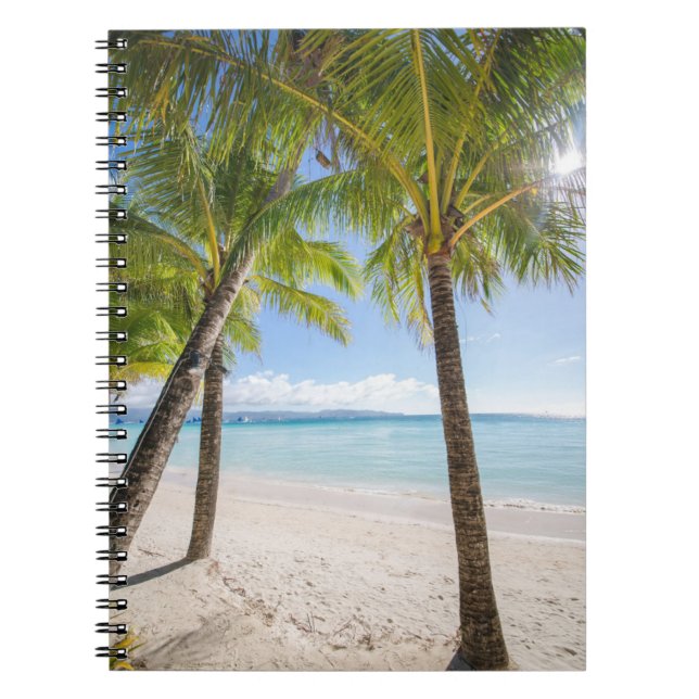 Caderno Espiral Praias Tropicais | Boracay Filipinas (Frente)