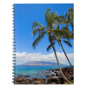 Caderno Espiral Praias Tropicais Ilha Maui Hawaii