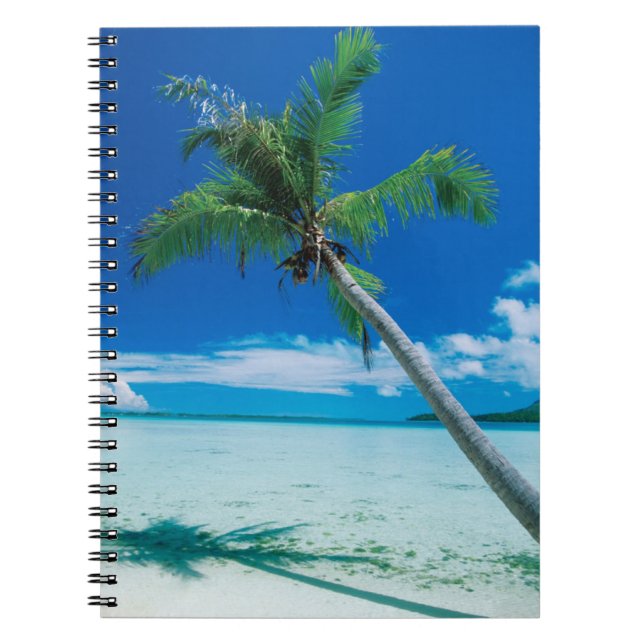 Caderno Espiral Praias Tropicais | Praia Motu Tofari, Bora Bora (Frente)