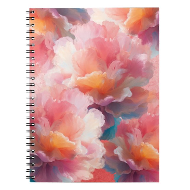 Caderno Espiral Prancheta Floral (Frente)