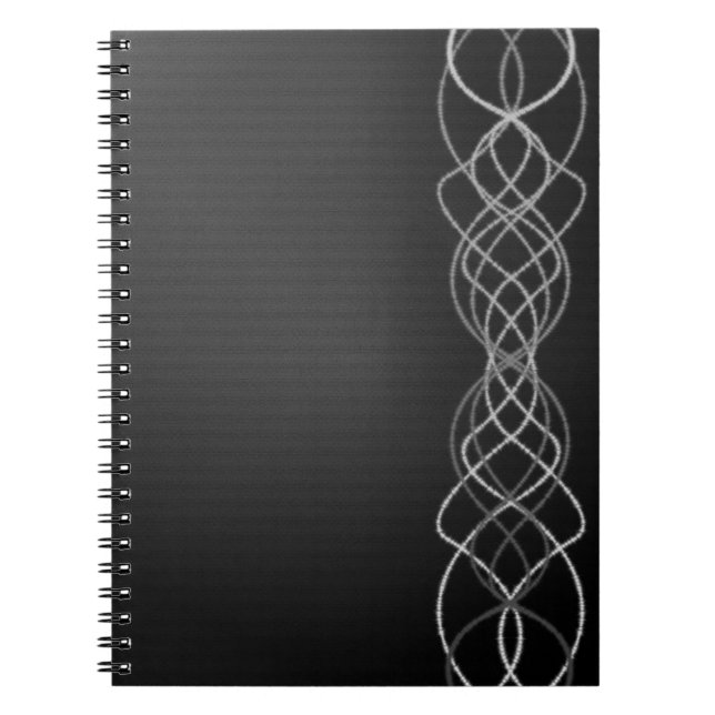 Caderno Espiral Prateado (Frente)