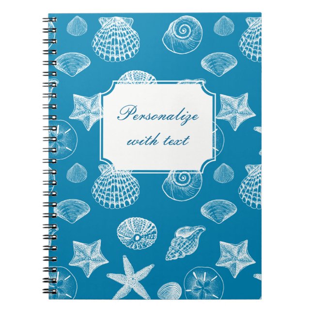 Caderno Espiral Prateleiras náuticas Aqua White (Frente)