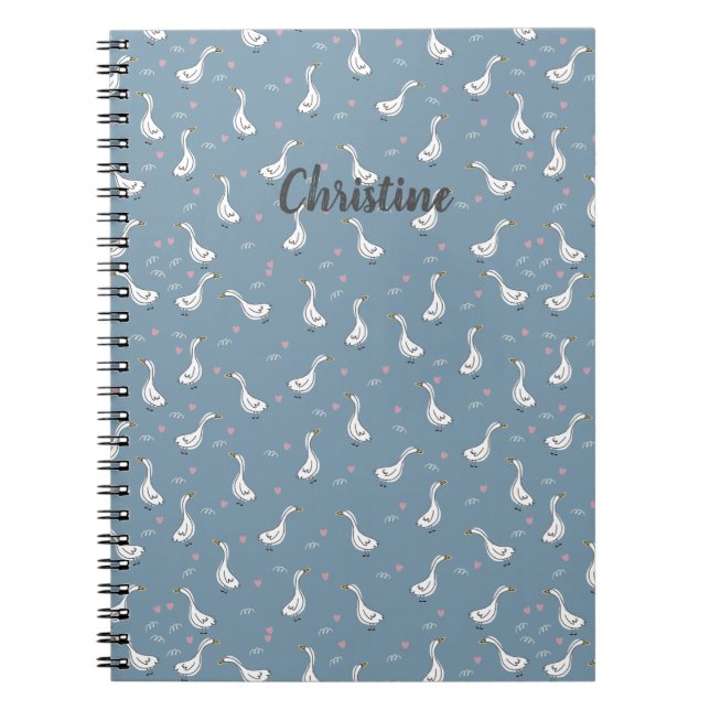 Caderno Espiral Prato Pêkin Branco Bonito (Frente)