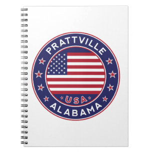 Caderno Espiral Prattville, Alabama