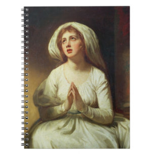 Caderno Espiral Praying da senhora Hamilton