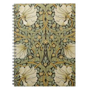 Caderno Espiral Pre-Raphaelite do vintage do Pimpernel de William