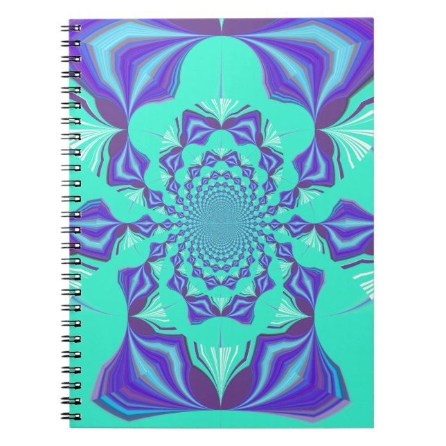 Caderno Espiral Precioso azul (Frente)